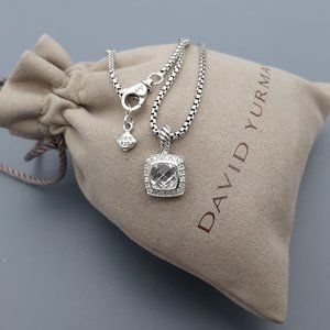 David Yurman Petite Albion Necklace White Topaz